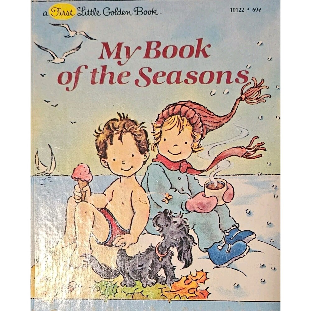 Vintage First Little Golden Book My Book Of The Seasons 10122 1982